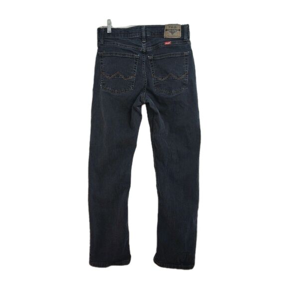 Wrangler Jeans Men's Size 29 x 30 Dark Wash Blue Straight Leg - Picture 2 of 10